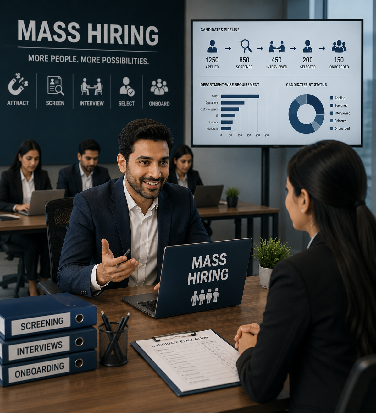 Mass Hiring & Large-Scale Deployment - N B Enterprises